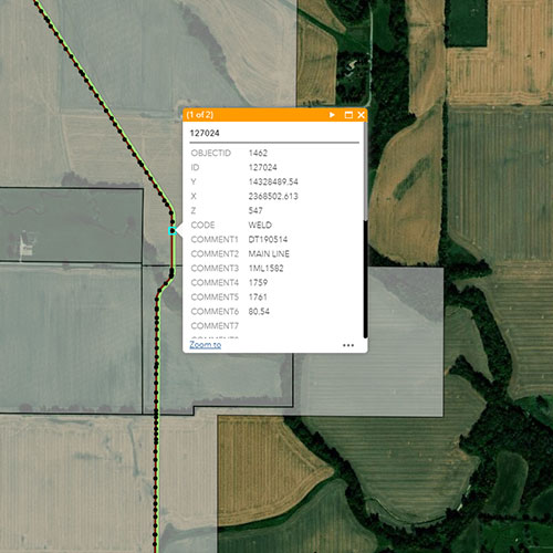 Construction methodology and material design for pipeline construction.