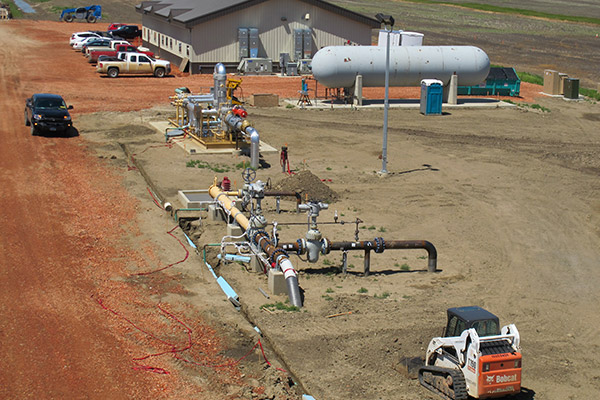 Eagle Ford South Crude Expansion, 3 Lateral Crude Oil Pipelines up to 28 Miles in Length, with 7 Central Gathering Points (CGP)